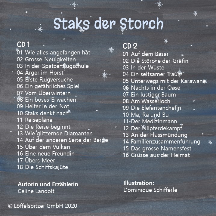Inhalt CD Staks der Storch